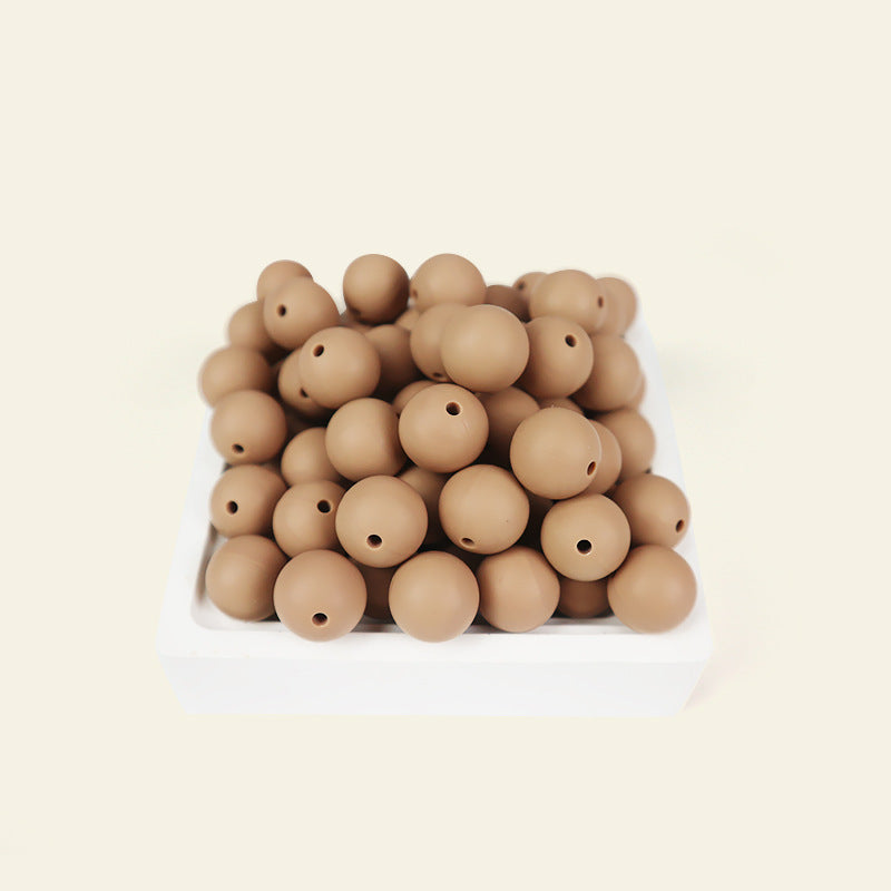 Wholesale 100pcs/pack Silicone round beads DIY handmade beads